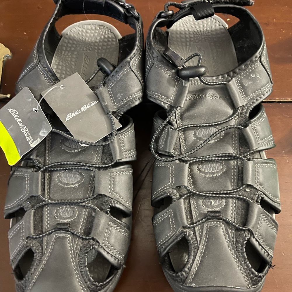 Eddie Bauer Men's Gray Sandals